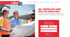 Desktop Screenshot of billshorten.com.au